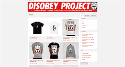 Desktop Screenshot of disobeyproject.com